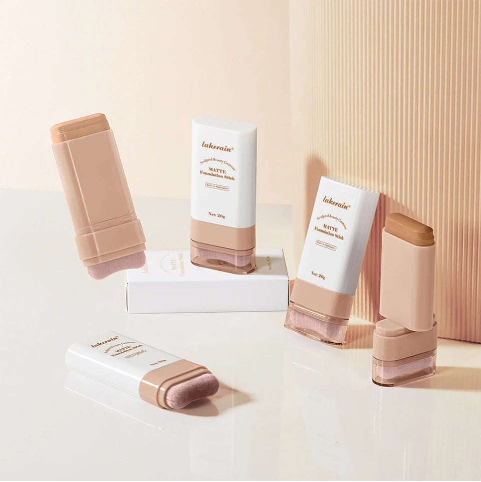 Matte Foundation Stick and Cream Concealer for a Flawless Daily Makeup Look
