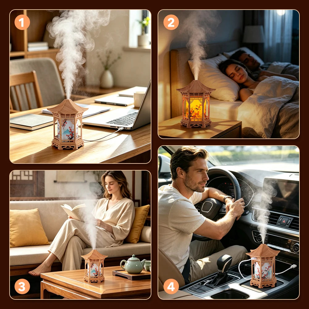 Pavilion Humidifier and Essential Oil Diffuser for Home Office and Bedroom Decor - 12