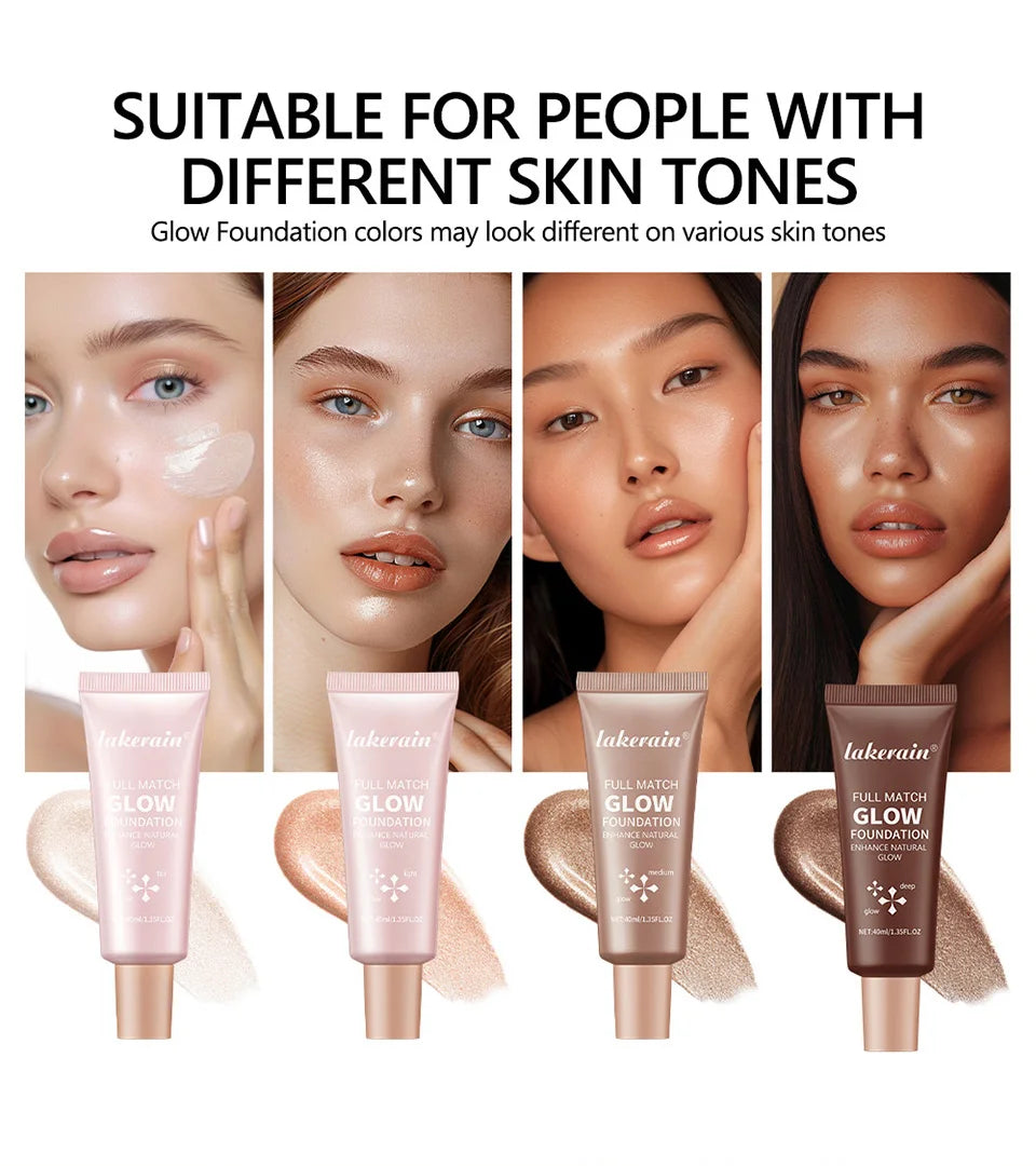 Liquid Glow Foundation and Radiant Skin Enhancer for Natural Daily Makeup Looks - 8