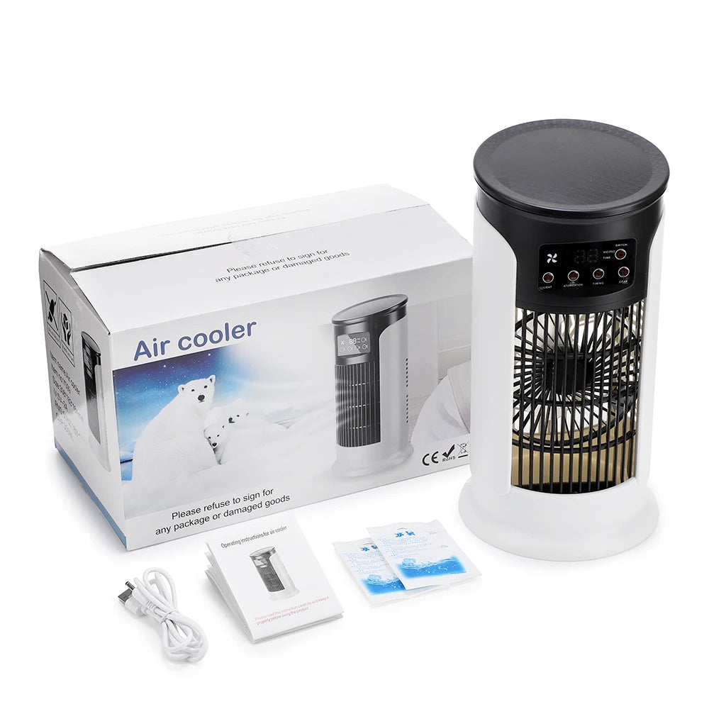 Portable Air Cooling Fan and Desktop Humidifier for Office and Home Cooling - 11
