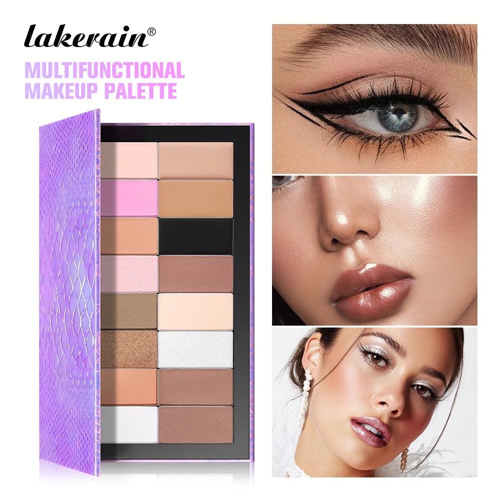 Magnetic Mermaid Makeup Palette and Eyeshadow Kit for Professional Artists and Daily Use