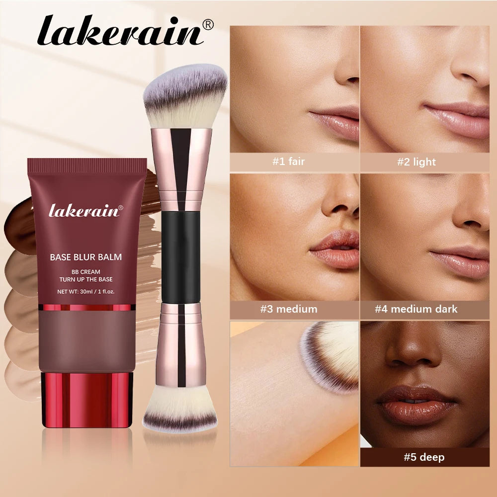 Liquid Foundation and Matte Face Base Makeup for a Smooth Flawless Daily Look