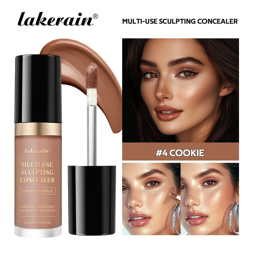 Liquid Concealer and Sculpting Makeup for Flawless Coverage and Face Contouring - 23