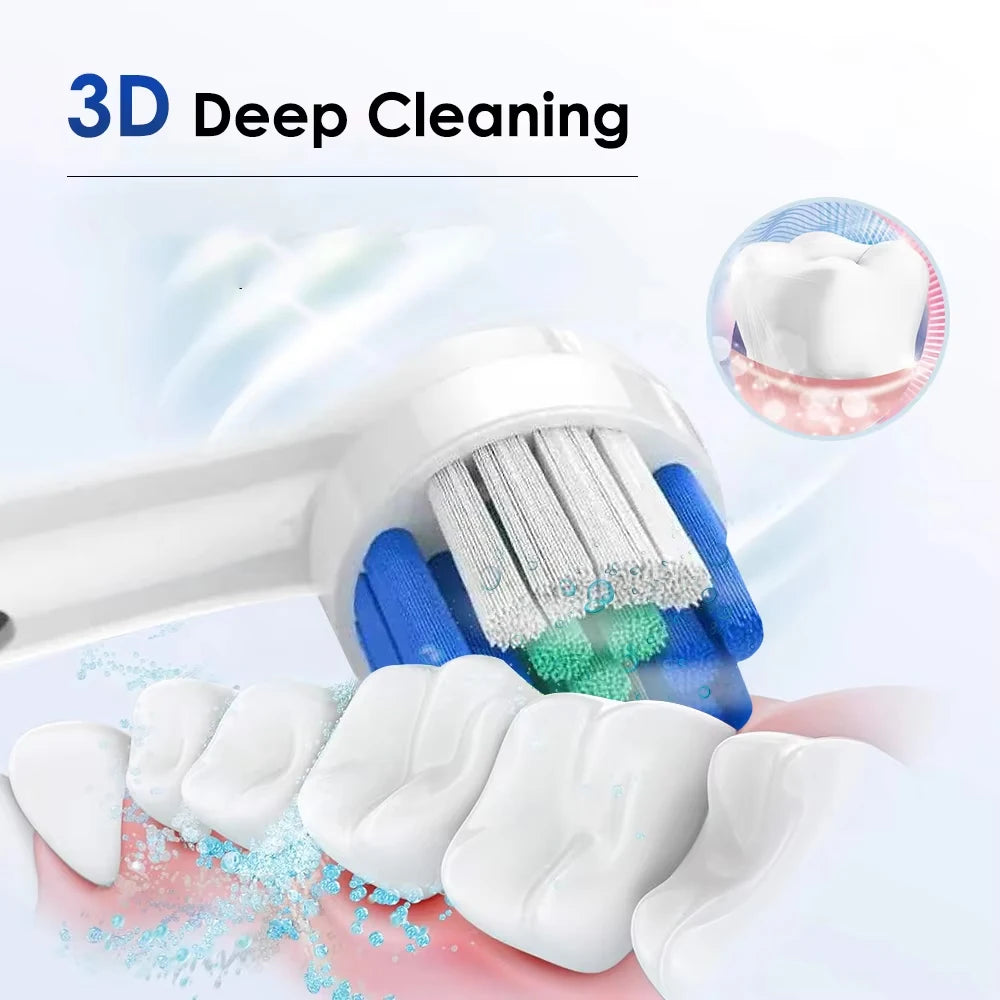 Rotating Electric Toothbrush and Rechargeable Rotary Brush for Oral Hygiene - 4