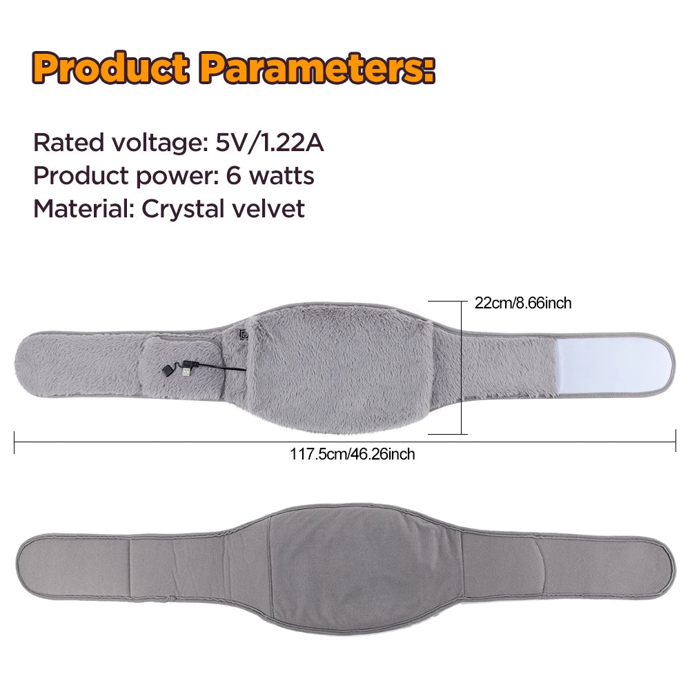 Electric Heating Belt and Abdominal Hand Warmer for Cold Relief and Daily Comfort