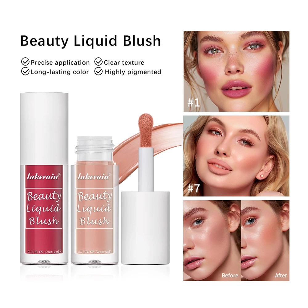Liquid Blush and Cheek Tint for Natural Flawless Makeup Everyday Wear - 2