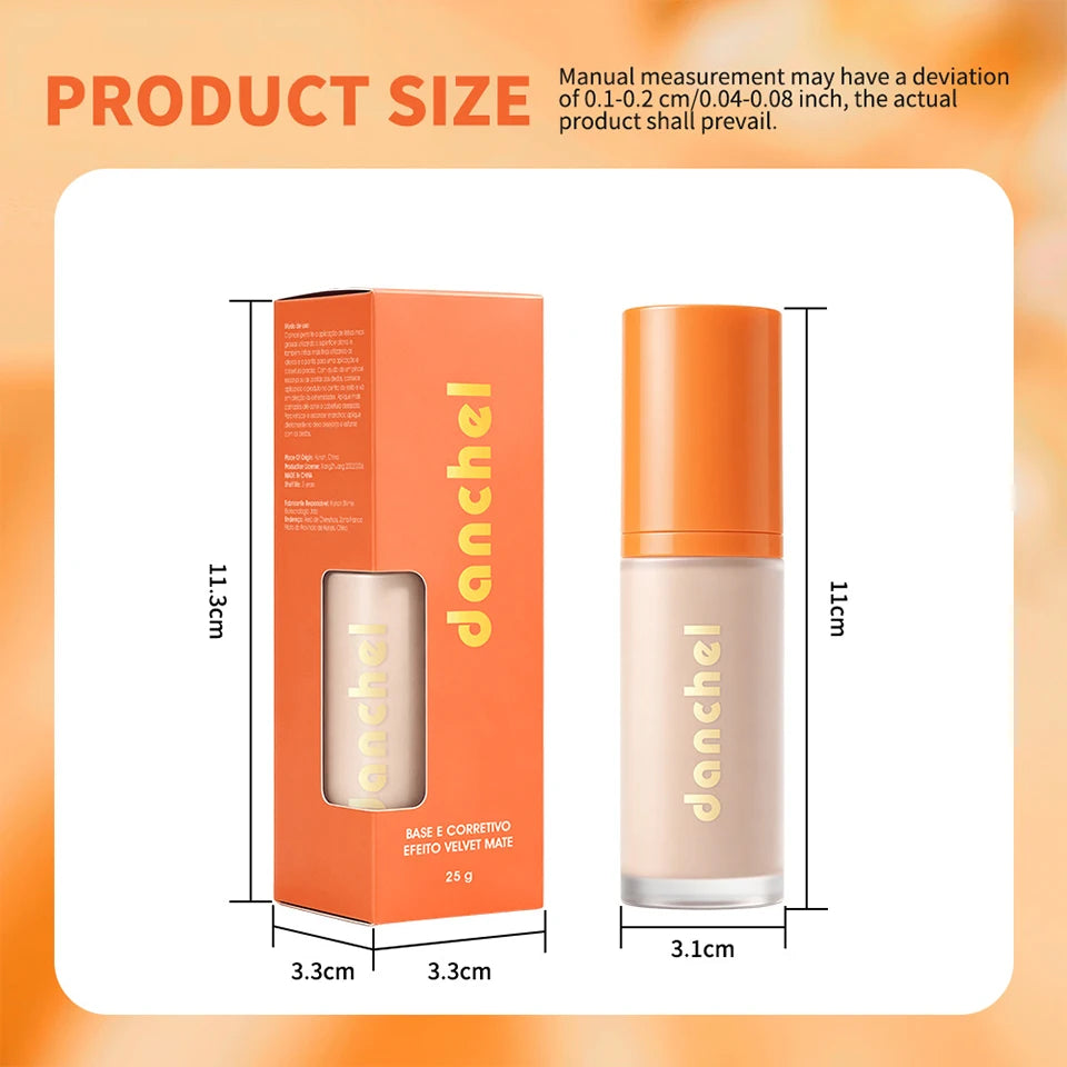 Liquid Foundation and Face Concealer for Daily Makeup and Flawless Skin Coverage - 14