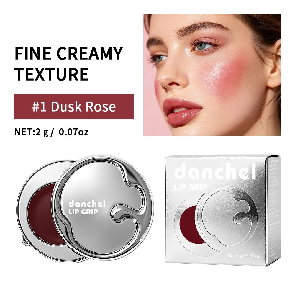 Lip Grip Moisturizing Cream and Natural Blush for Daily Makeup Routine