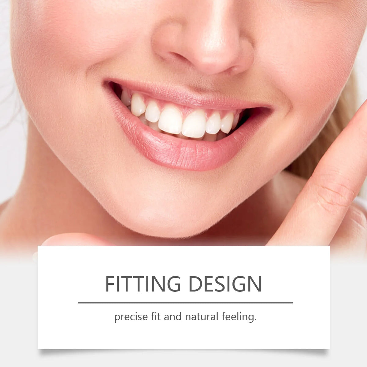 Soft Silicone Denture Kit and Fake Teeth Set for Natural Smile and Tooth Restoration
