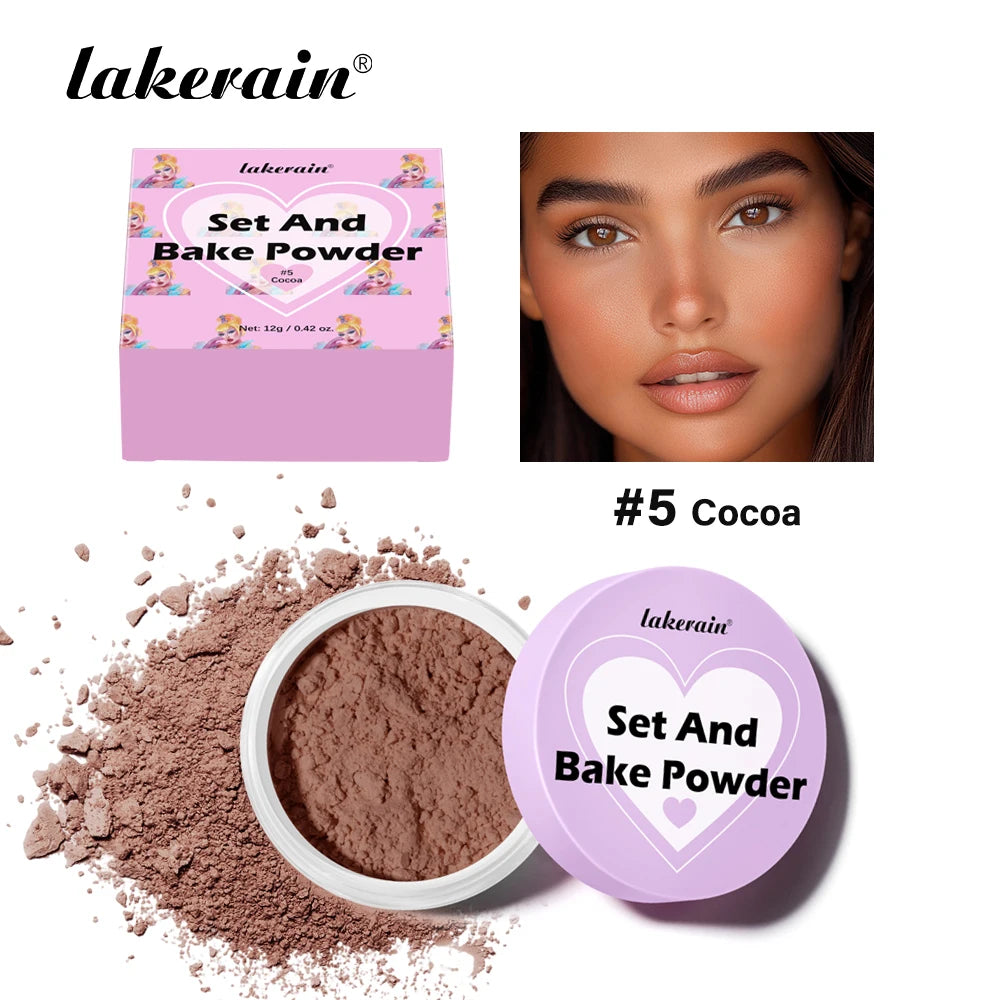 Loose Baking Setting Powder and Face Finishing Dust for Long Lasting Matte Makeup - 46