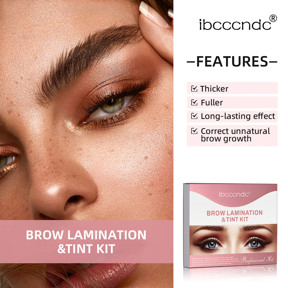 Brow Lamination and Eyebrow Tinting Kit for Professional Salon Results at Home
