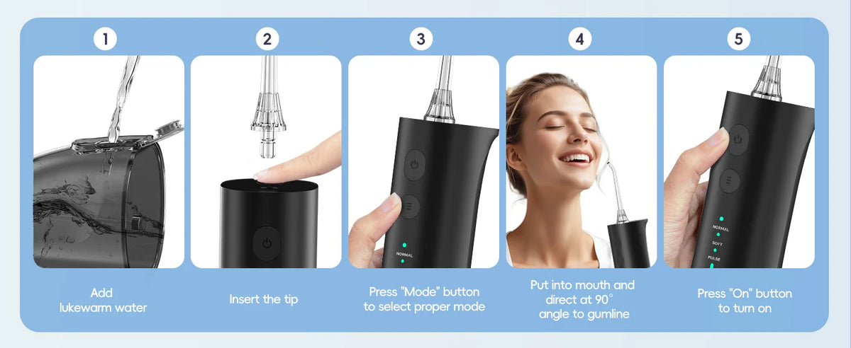Water Flosser and Electric Toothbrush Combo for Complete Oral Care Routine
