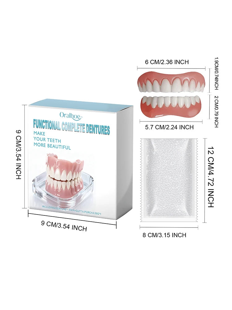 Fake Teeth Dentures and Instant Smile Veneers for Daily Confidence and Oral Care - 18