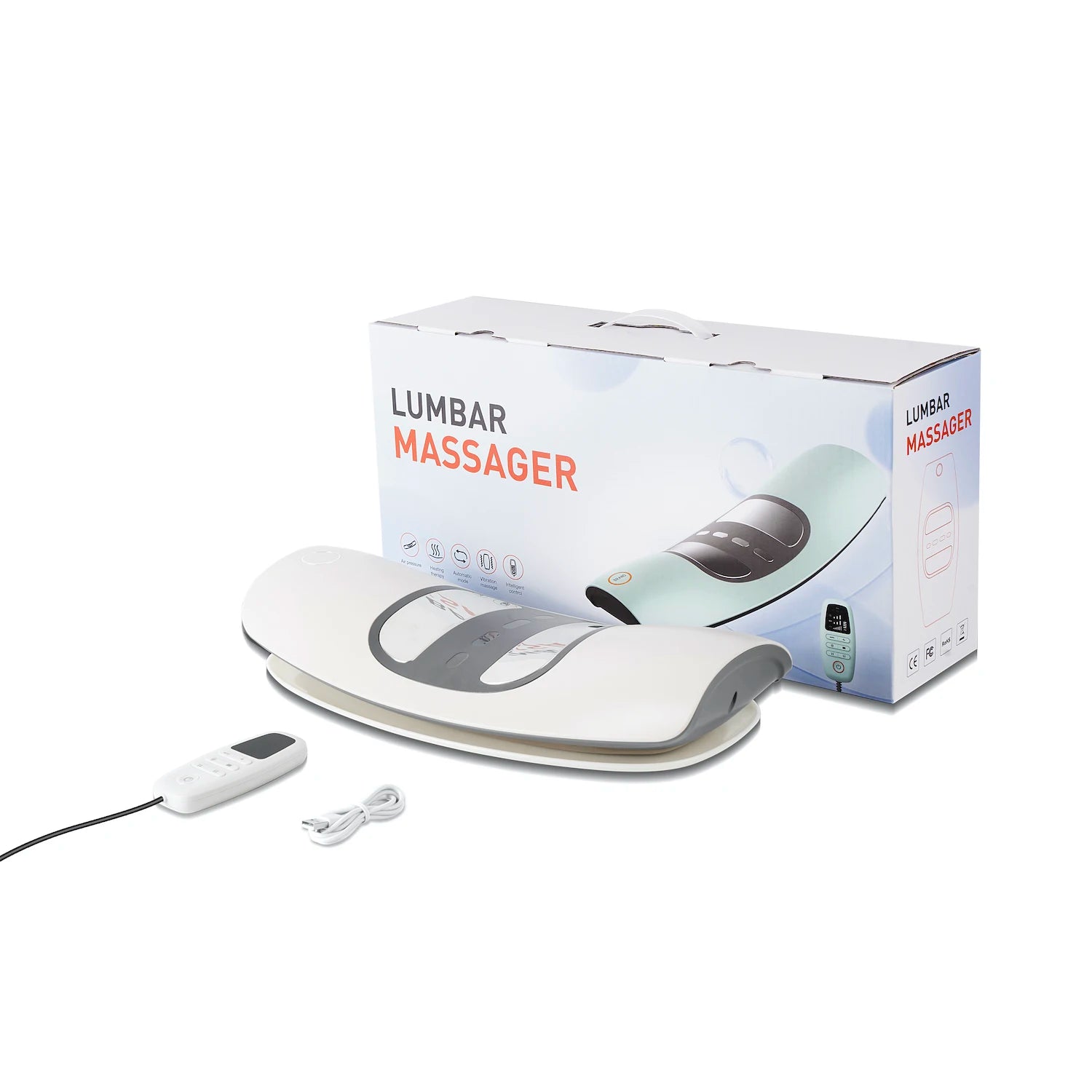 Lumbar Traction Device and Back Stretcher Massager for Muscle Pain Relief - 15