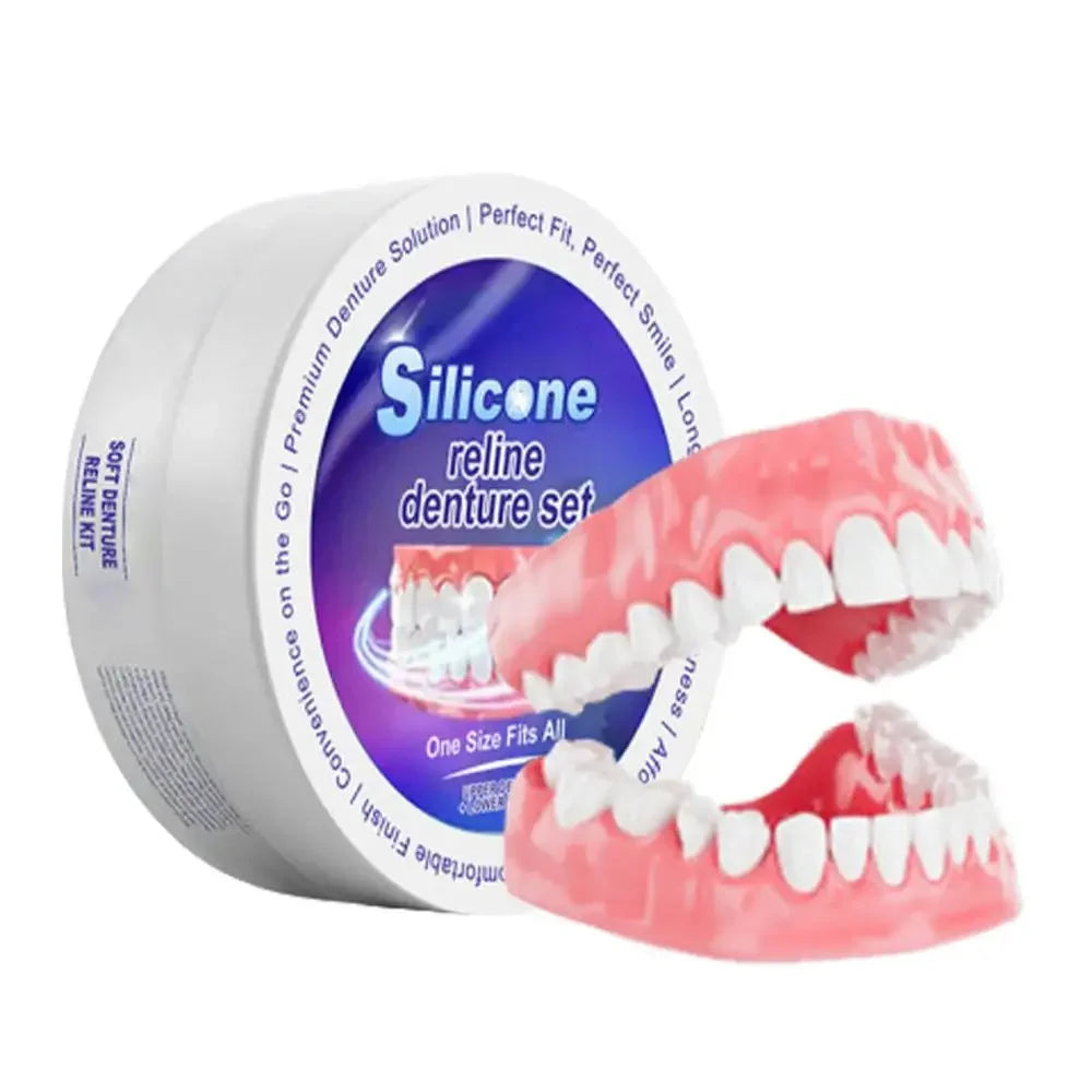 Denture Reliner Kit and Temporary Teeth Set for Daily Smile Enhancement Needs