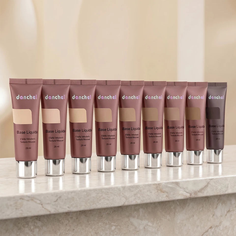 Liquid Foundation and Velvet Matte Makeup Base for Flawless Daily Face Coverage - 19