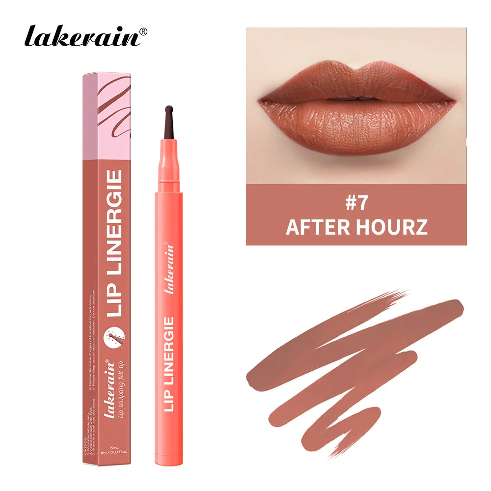 Lip Liner Stain and Waterproof Lip Contour Pen for Precise Long Lasting Makeup - 39