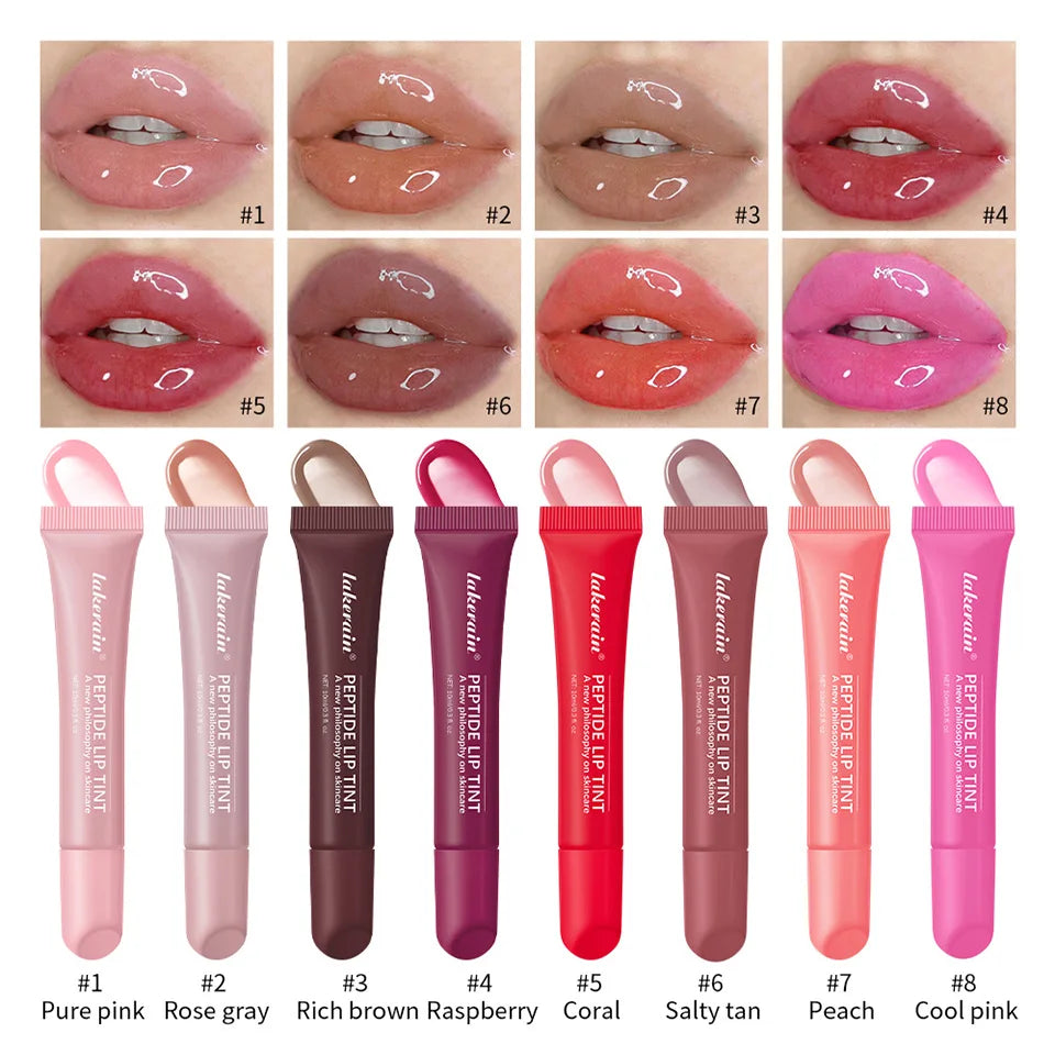 Peptide Lip Tint and Hydrating Lip Gloss for Daily Makeup and Lip Care Routine - 15