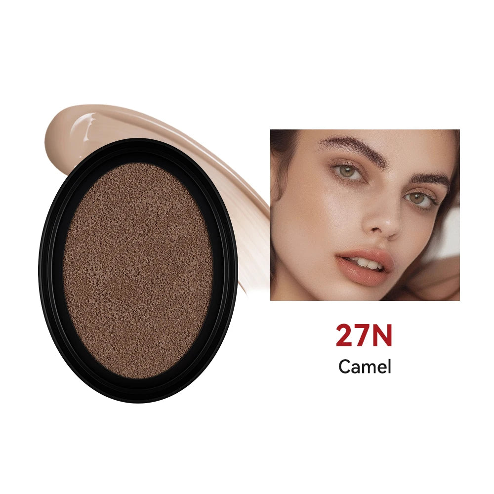 Cushion Foundation Refill and Compact Makeup for Long Lasting Daily Coverage - 31