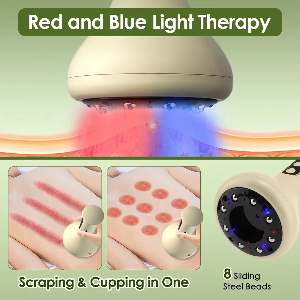 Electric Cupping Massager and Scraping Tool for Muscle Relaxation and Body Recovery - 4