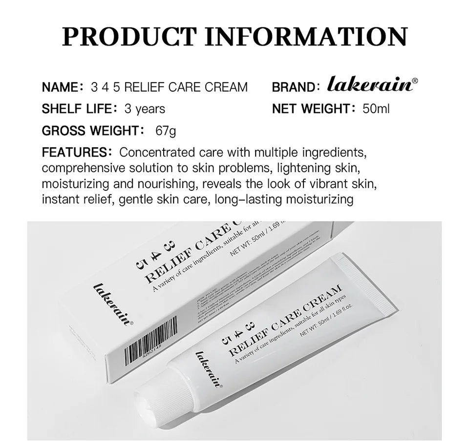 345 Relief Cream and Moisturizing Face Lotion for Daily Skincare Routine - 17