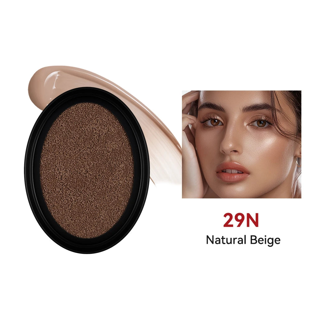 Cushion Foundation Refill and Compact Makeup for Long Lasting Daily Coverage