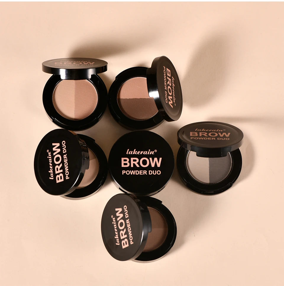 Brow Powder Duo and Eyebrow Enhancer for Natural Defined Eyebrows and Contouring