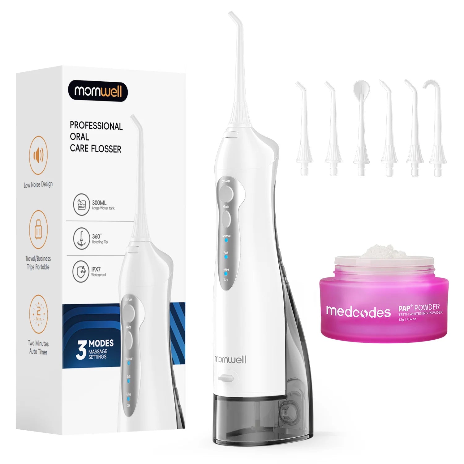 Cordless Water Flosser and Portable Oral Irrigator for Daily Dental Hygiene Routine - 14