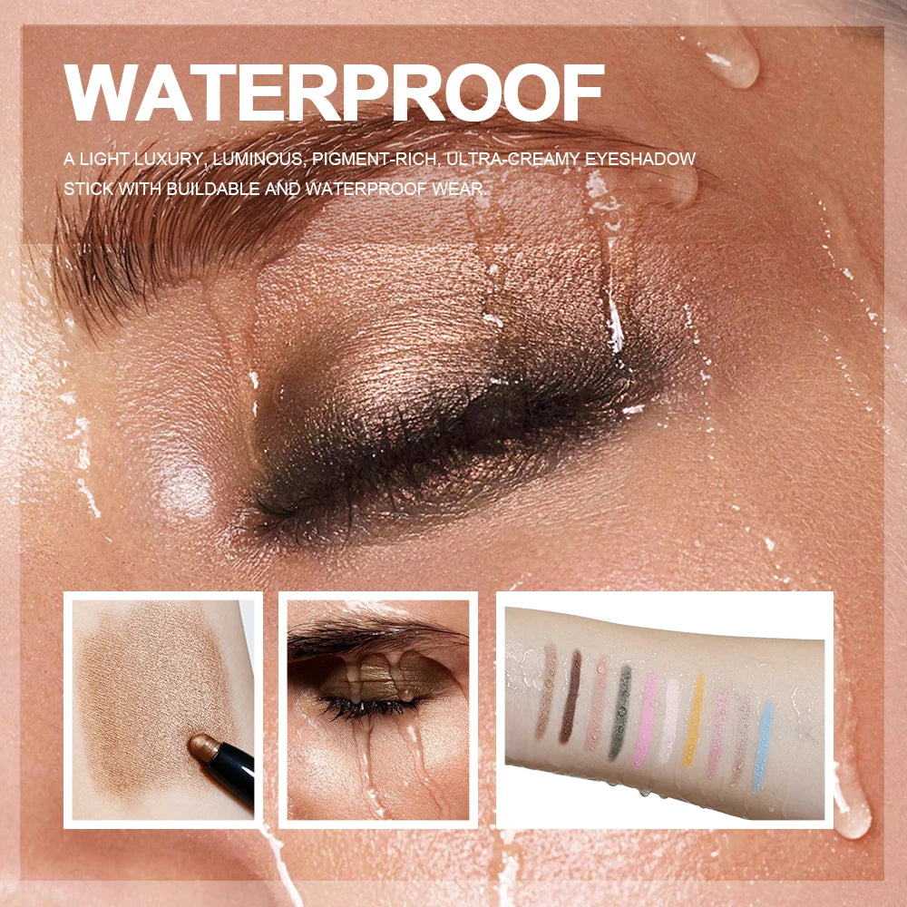 Eyeshadow Stick and Cream Makeup Pencil for Long Lasting Daily Eye Enhancement - 4