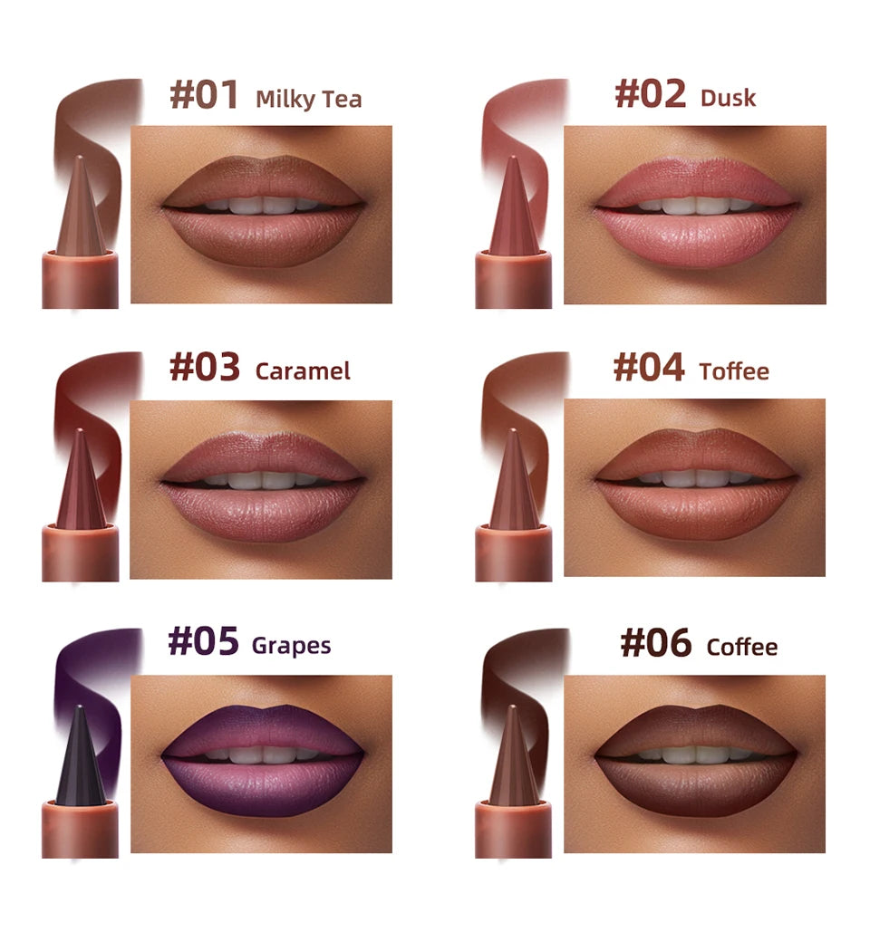 Matte Lip Liner and Lipstick Pen for Long Lasting Waterproof Daily Makeup Look - 10