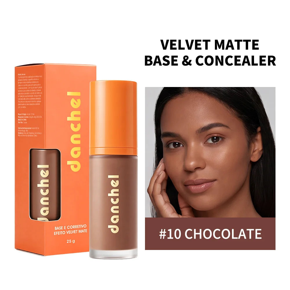 Liquid Foundation and Face Concealer for achieving a flawless velvet matte finish