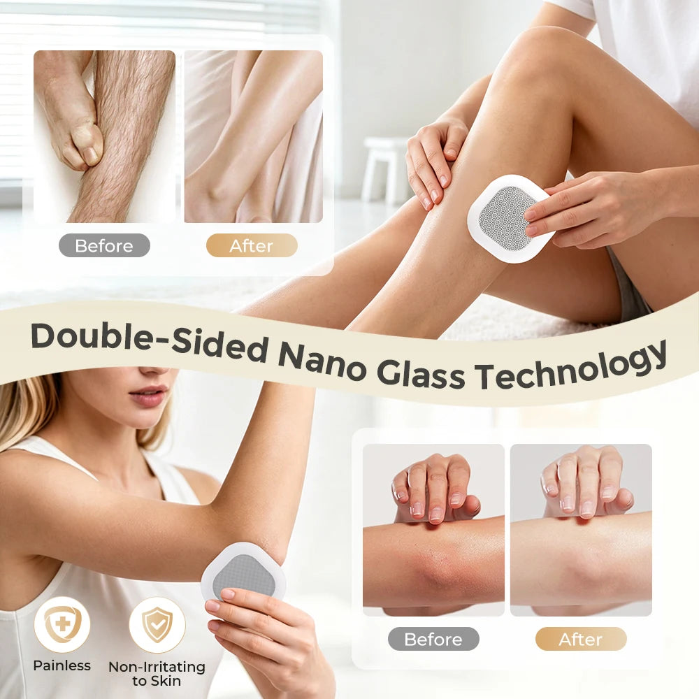 Crystal Hair Remover and Nano Glass Epilator for Painless Smooth Skin Care - 3