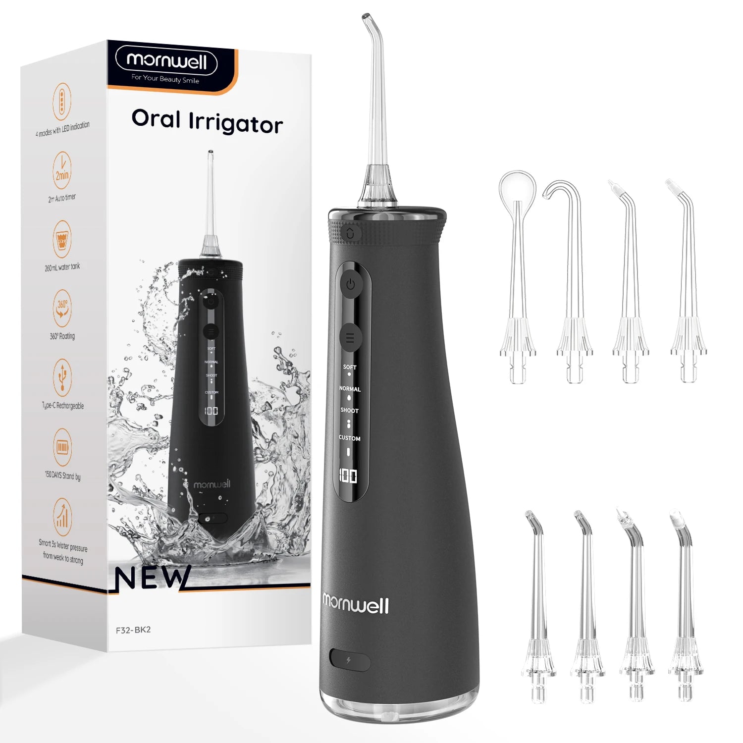 Electric Oral Irrigator and Water Flosser for Daily Dental Teeth Cleaning - 16