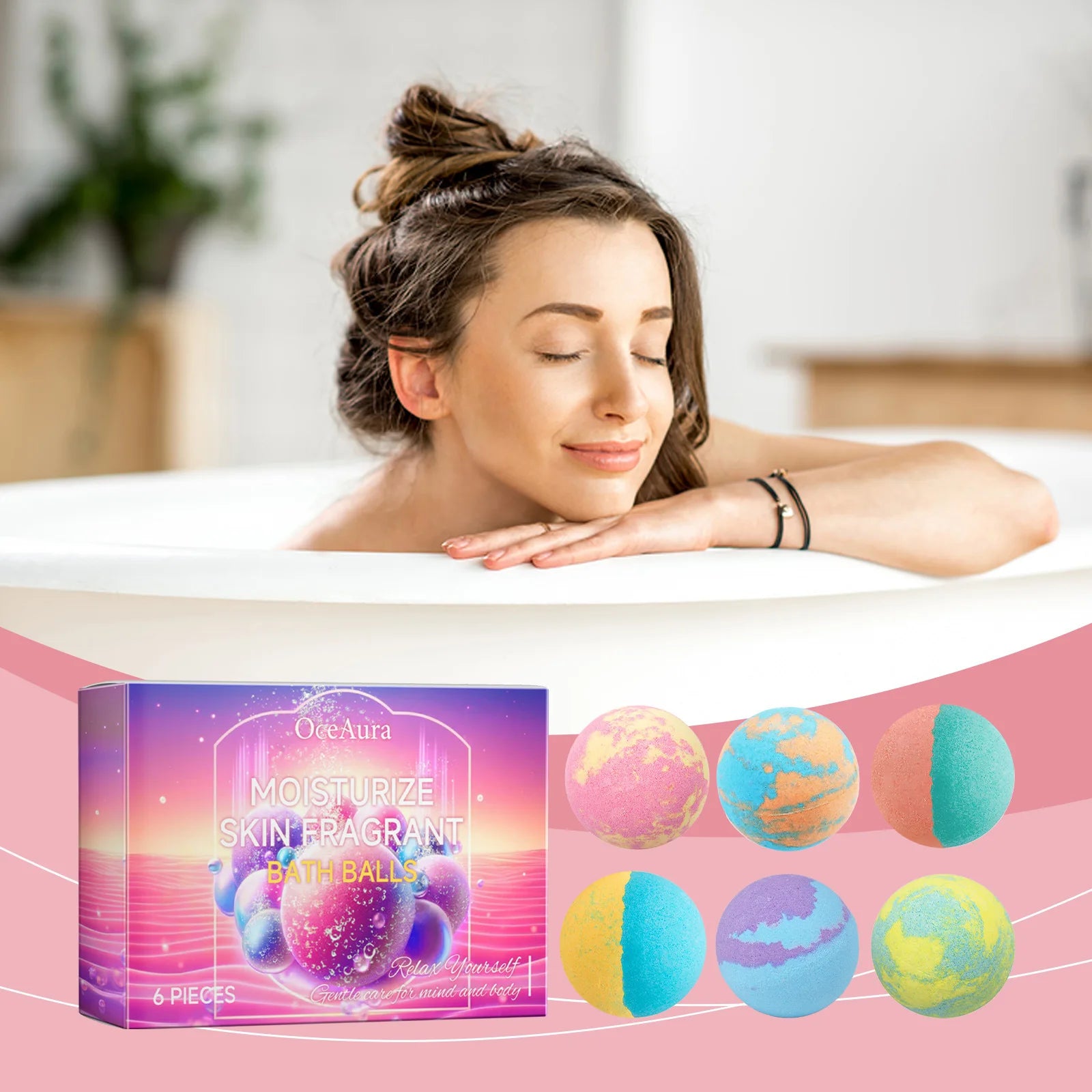 Bath Bombs and Fragrant Spa Balls for Deep Body Relaxation and Skin Care - 1