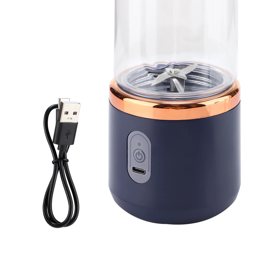 Portable Electric Juicer Cup and Mini Fruit Blender for Healthy Living - 10