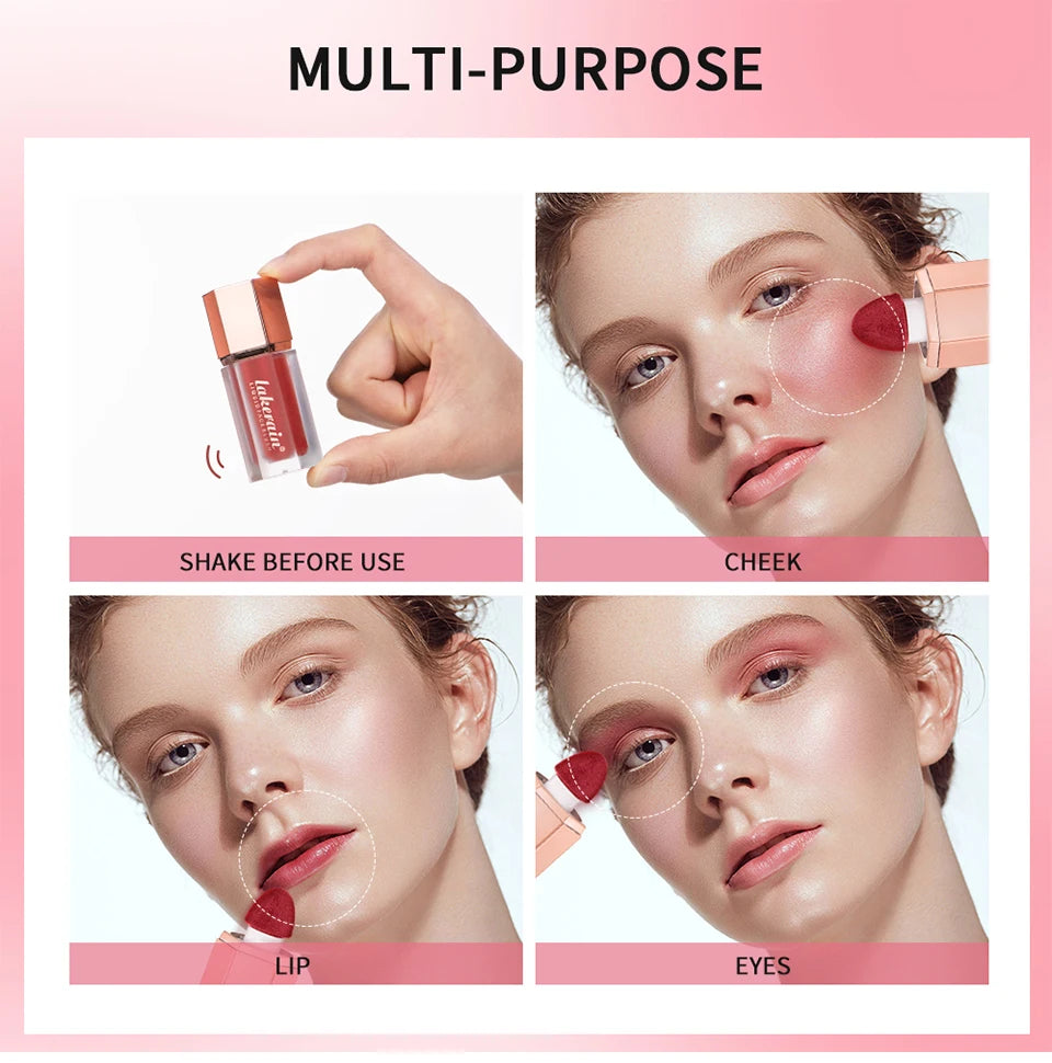 Liquid Blush and Cream Face Tint for a Natural Long Lasting Daily Makeup Glow