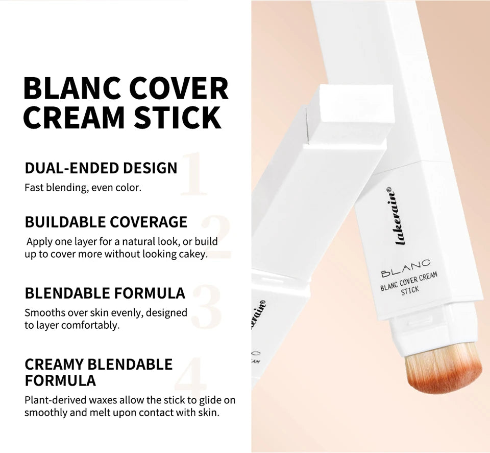 Blanc Cover Cream Stick and Color Changing Foundation for Natural Daily Makeup