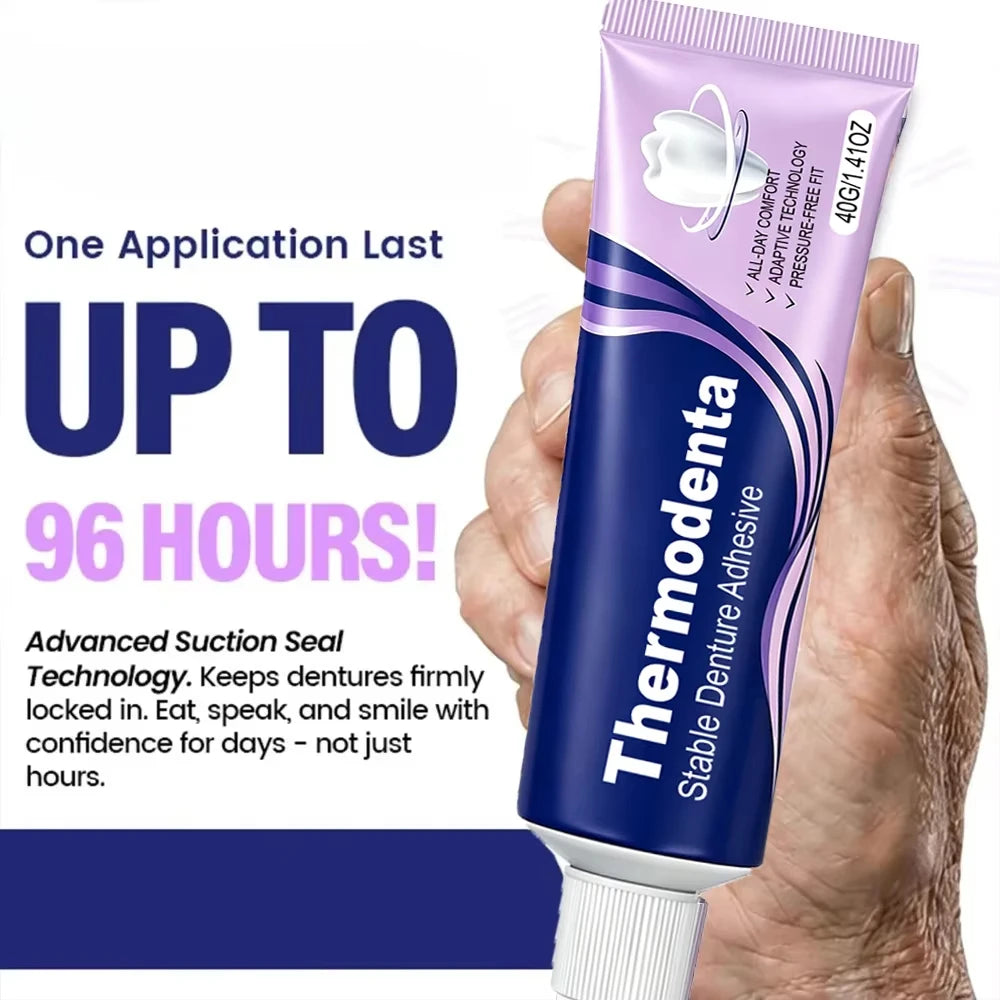 Thermoplastic Silicone Lining Cushion and Denture Adhesive for Daily Comfort