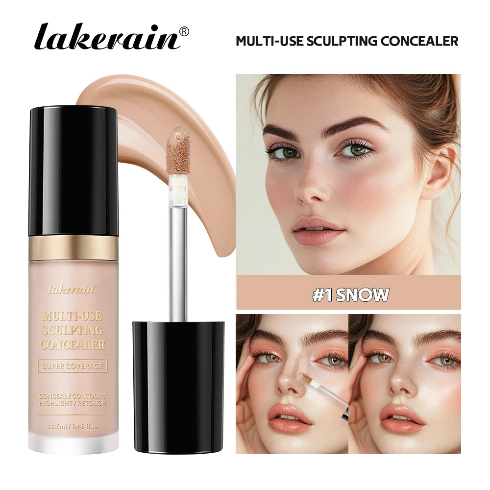 Liquid Concealer and Sculpting Makeup for Flawless Coverage and Face Contouring