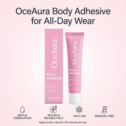 Body Adhesive and Fashion Glue for Securing Clothing Throughout the Work Day