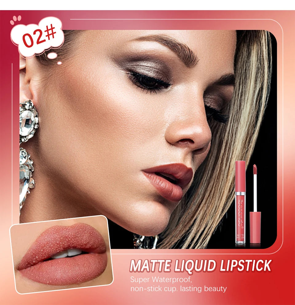 Matte Liquid Lipstick and Long Lasting Lip Glaze for everyday wear and makeup routine - 11