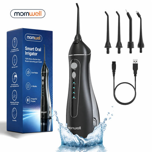 Cordless Water Flosser and Portable Oral Irrigator for Deep Teeth Cleaning