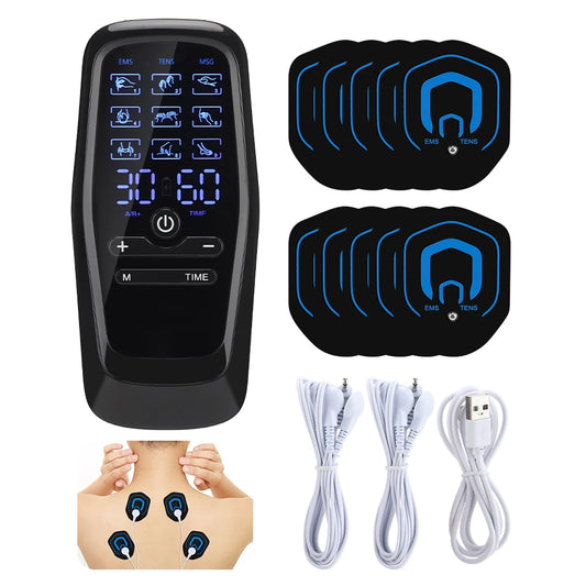 Electric Pulse Body Massager and Muscle Stimulator for Home Pain Relief