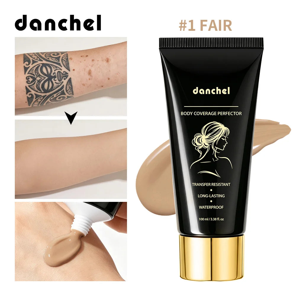 Body Coverage Perfector and Tattoo Concealer Cream for Flawless Smooth Skin - 1