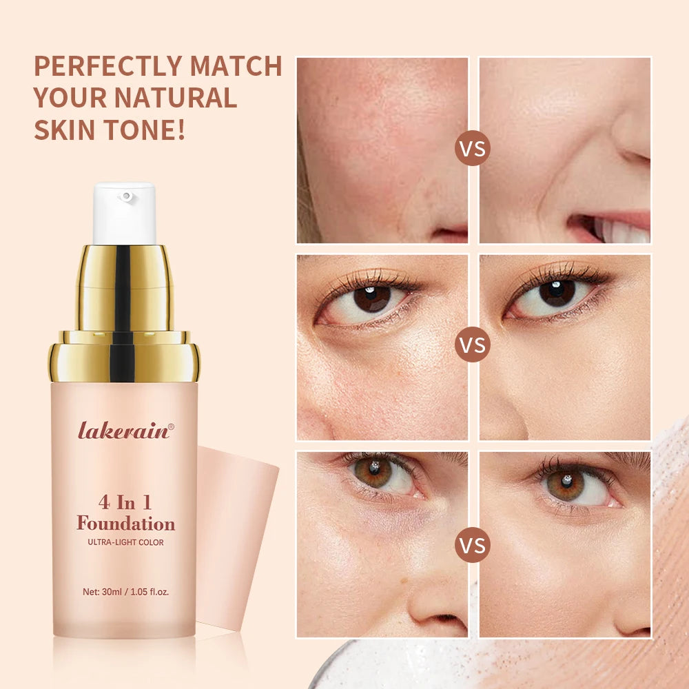 Color Changing Foundation and Face Makeup Base for Daily Natural Coverage - 2