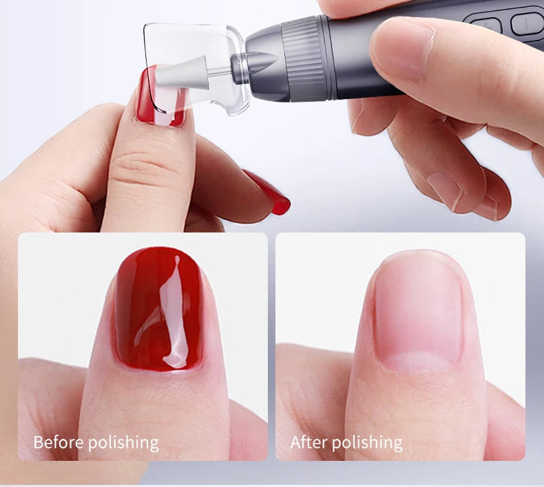 Electric Nail Drill and Manicure File Set for Salon Quality Home Nail Care