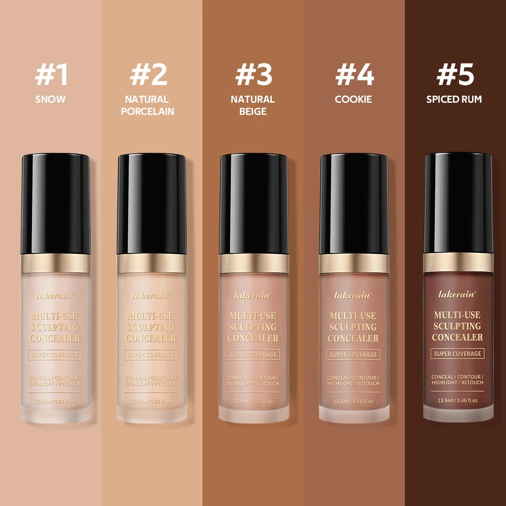 Liquid Concealer and Sculpting Makeup for Flawless Coverage and Face Contouring