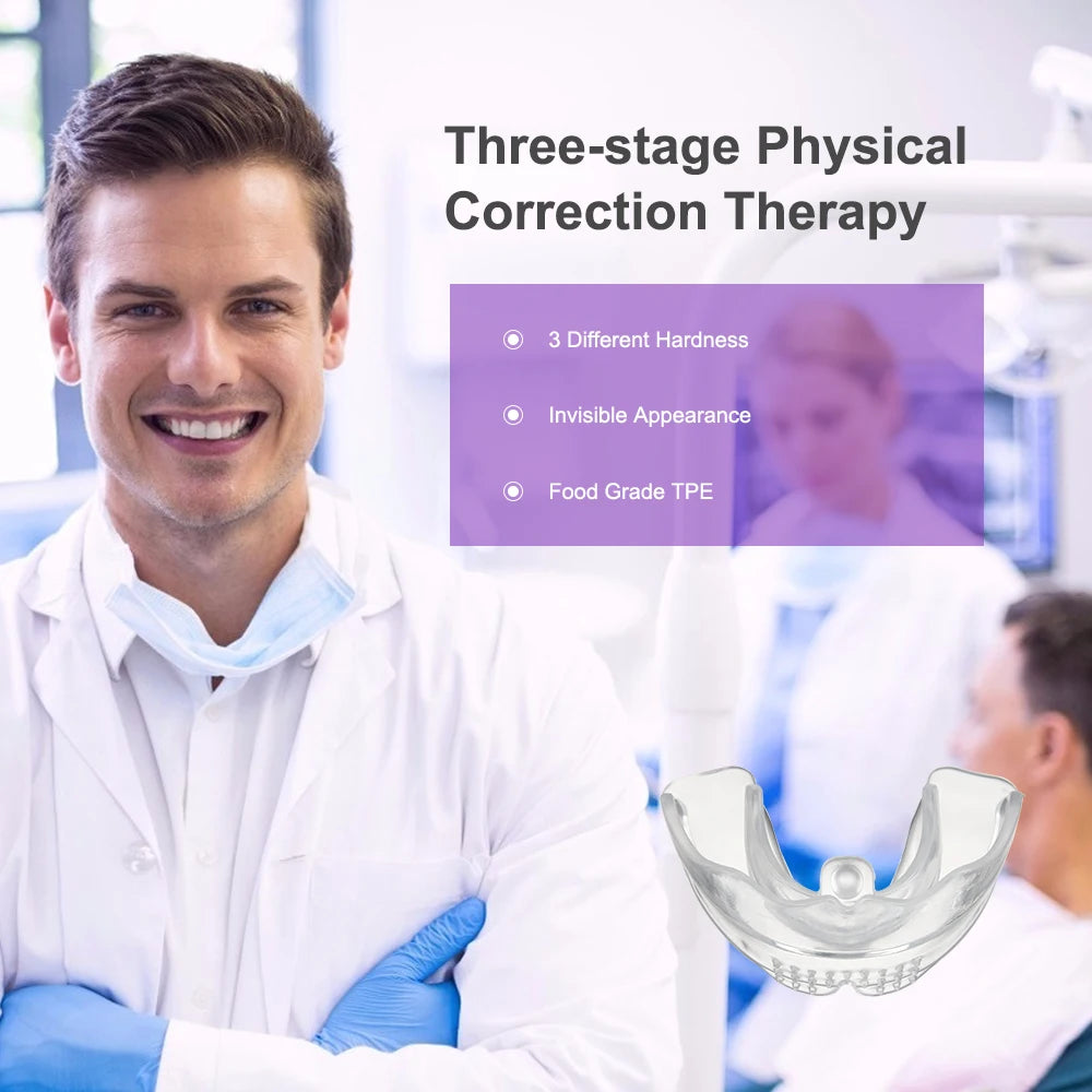 Dental Braces and Teeth Trainer Alignment Mouthpiece for Adult Orthodontic Correction