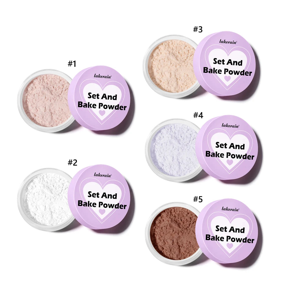Set and Bake Powder and Oil Control Face Makeup for All Day Matte Finish - 6