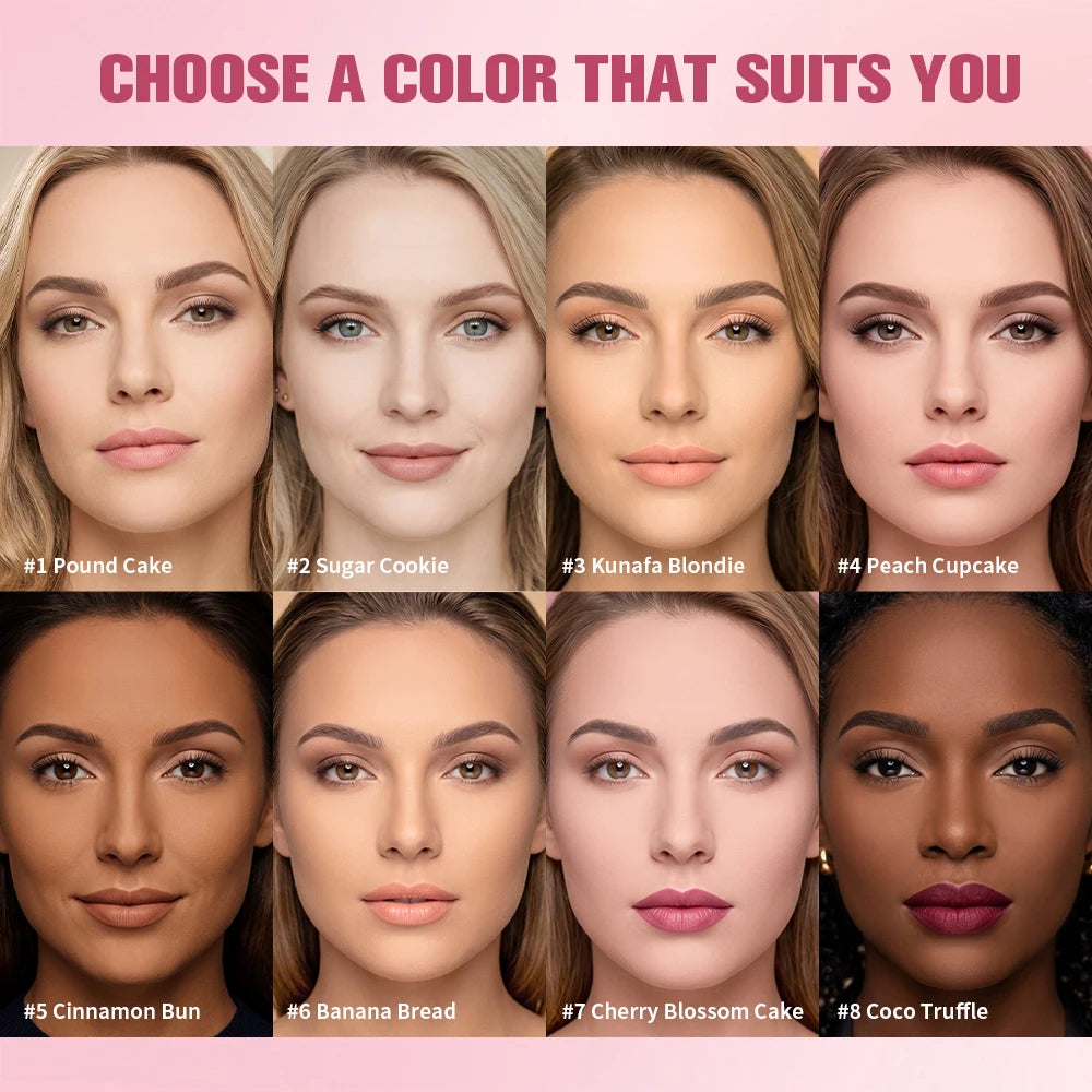 Pressed Powder and Oil Control Setting Makeup for Daily Face Coverage